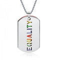 Stainless Steel LGBT Gay Lesbian Love Pride Necklaces