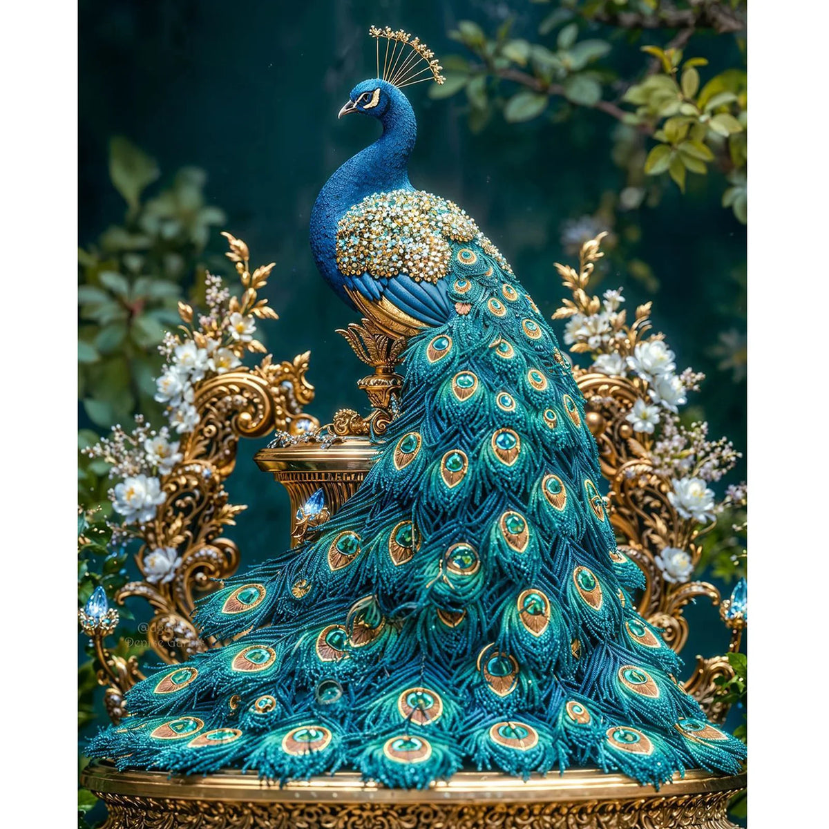 Peacock Diamond Art Painting Kit