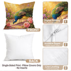 Peacock Pillowcase Decor
