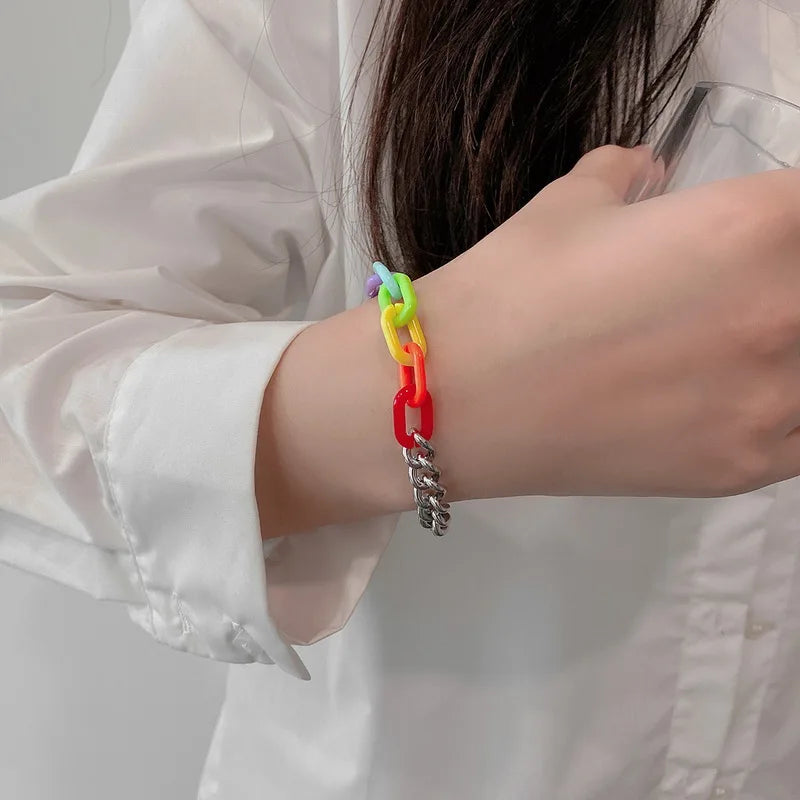 LGBTQ Rainbow Strap Bracelet