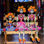Artificial Marigold Flowers Day of The Dead, Diwali, Halloween Home Decor