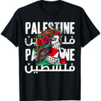 Palestinian T-Shirt Casual Cotton