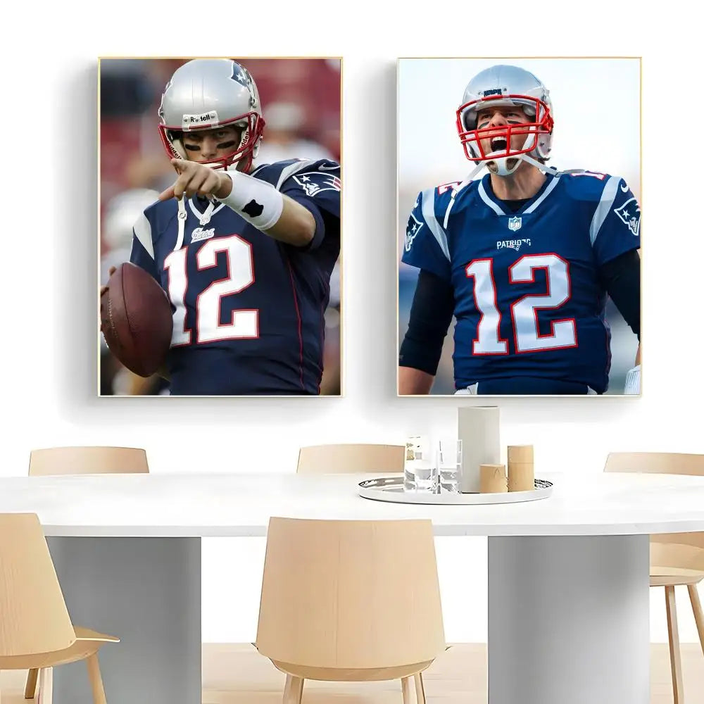 Actor T-Tom Brady Poster Wall