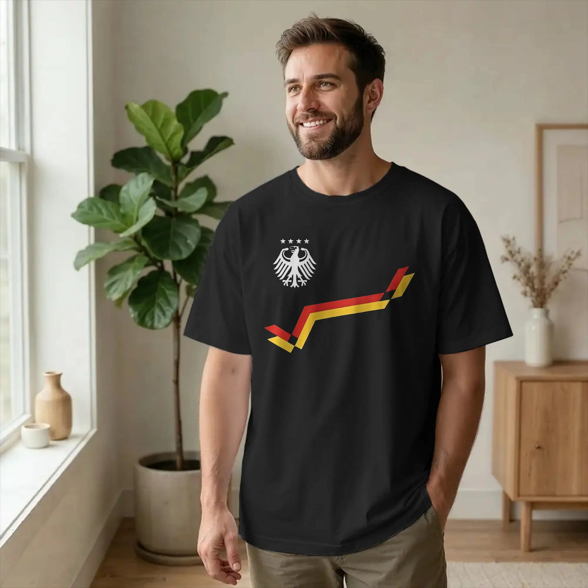 Deutschland Germany Football Player T-Shirt
