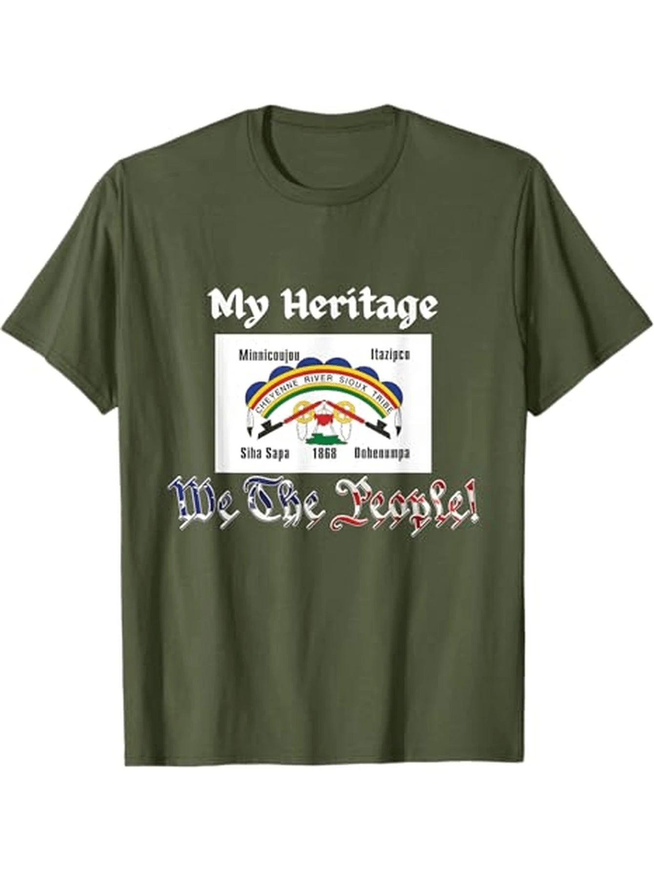 Cheyenne River Sioux Tribal Heritage-Native American  T-shirt.