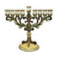 Artistic Metal Candle Holder for Hanukkah