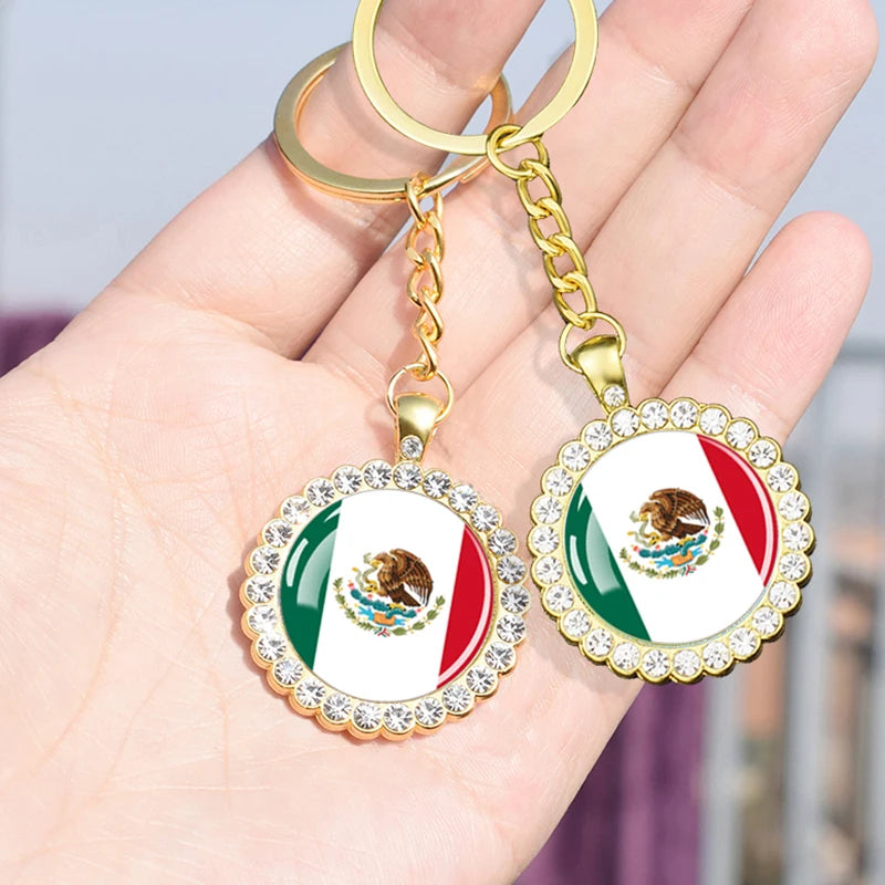 Mexico Flag Keychain