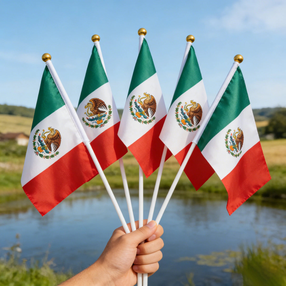 Mini Mexico Flags