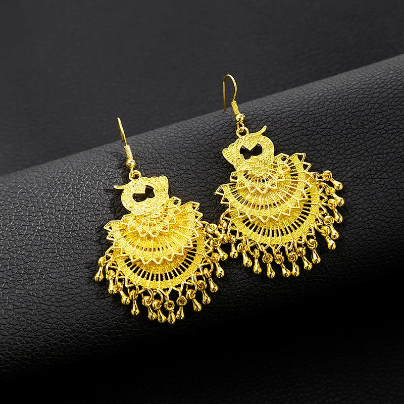 Peacock Earrings