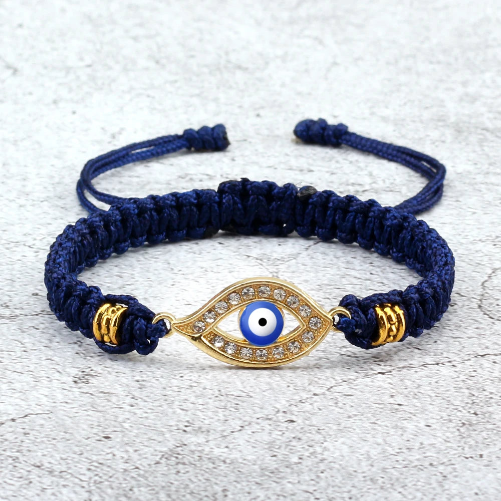 Braided Evil Eye Bracelet