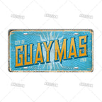 Artisian MEXICO License Plate