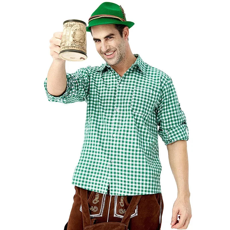 Men Bavarian Beer Male Costume German Oktoberfest