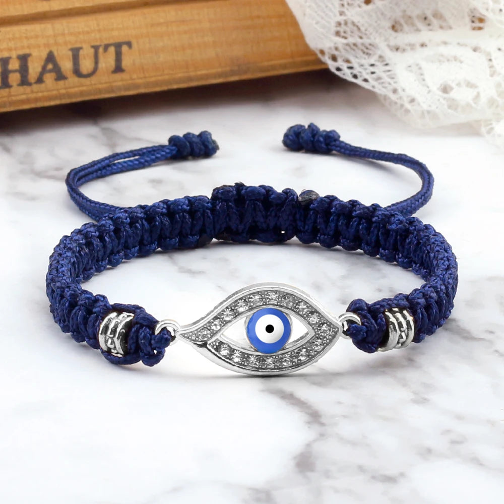 Braided Evil Eye Bracelet
