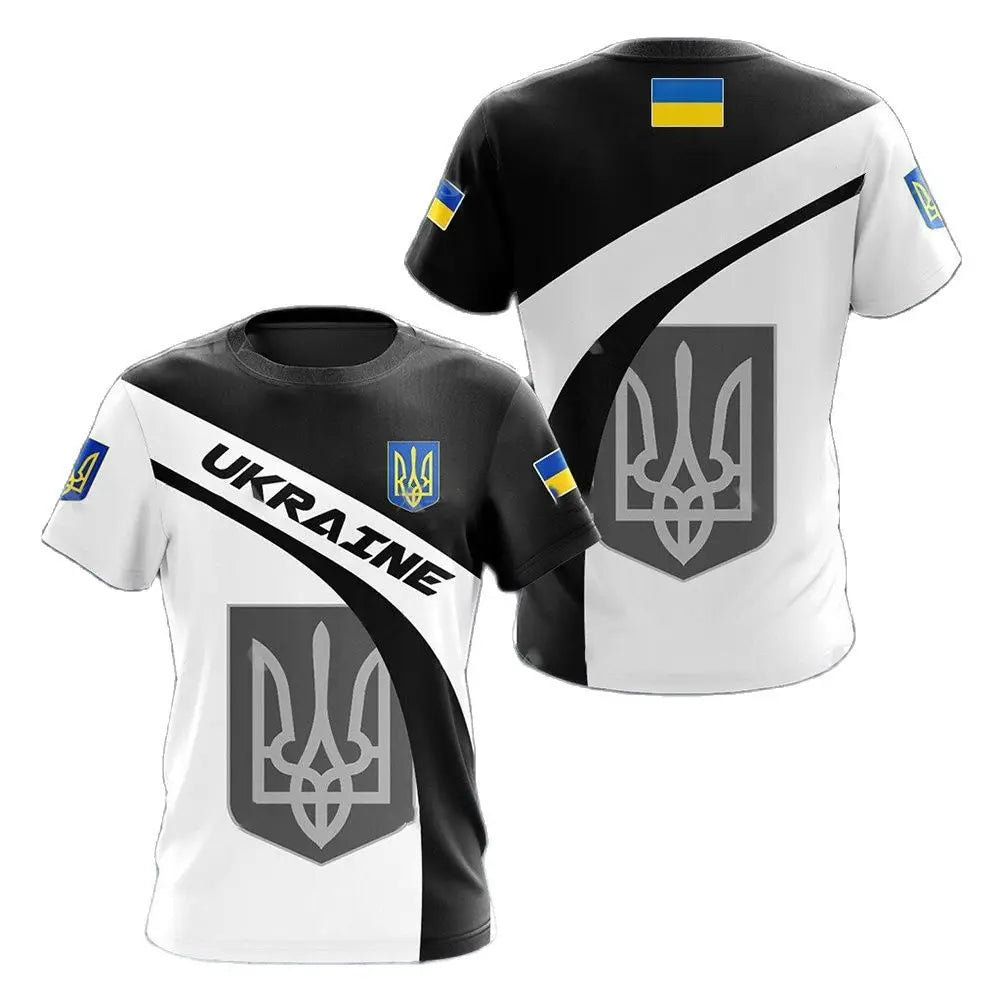 Ukraine Flag Camo Printed 3D