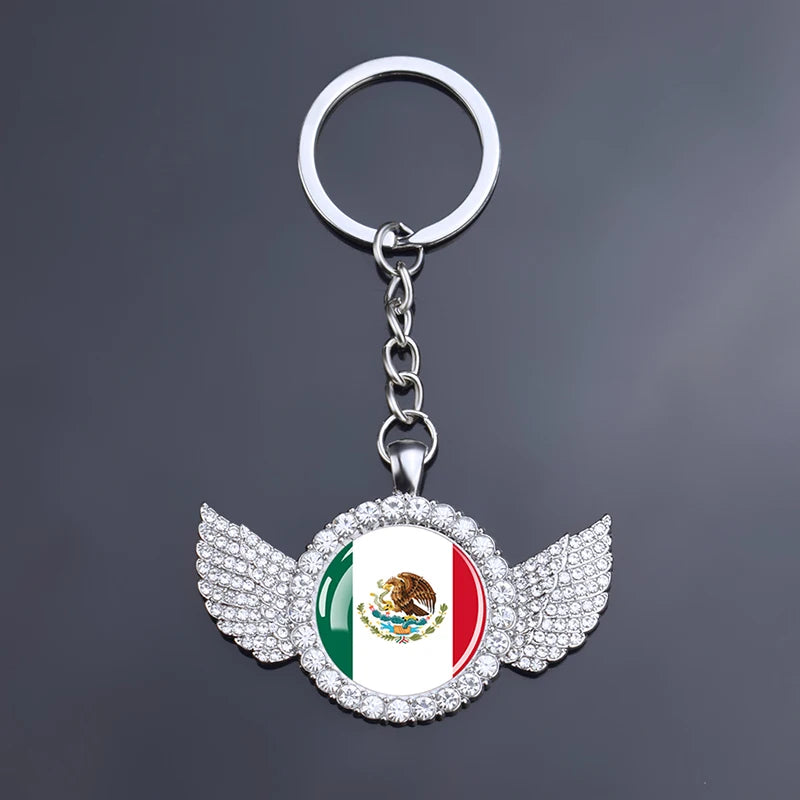 Mexico Flag Keychain