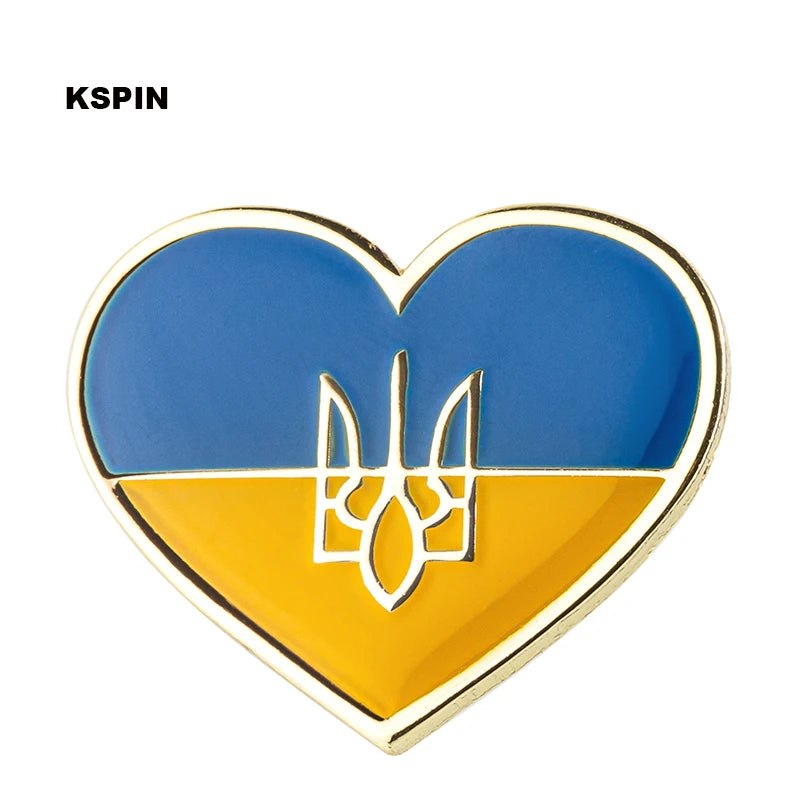 Ukraine Flag Laple Pin Badge
