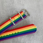 Trendy LGBT Rainbow Strap Braided Bracelet