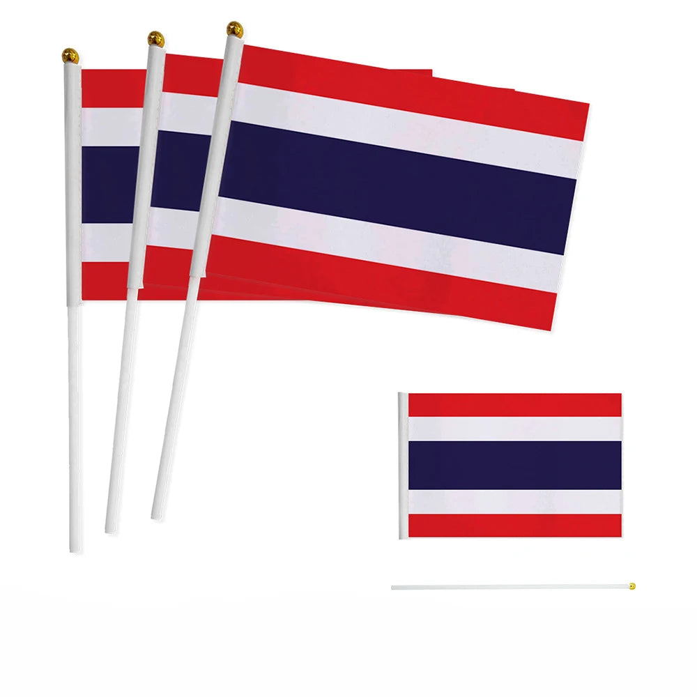 Thailand Small Hand Held Waving Flag
