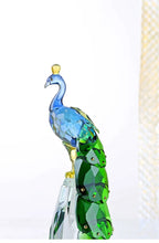 Crystal Peacock Sculpture Ornament