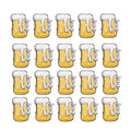10pcs LED Brooches Pin Beer Mug Oktoberfest Pin