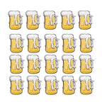 10pcs LED Brooches Pin Beer Mug Oktoberfest Pin