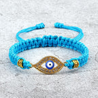 Braided Evil Eye Bracelet