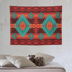 Southwestern Aztec Tapestry Wall Hanging Southwest Native American
