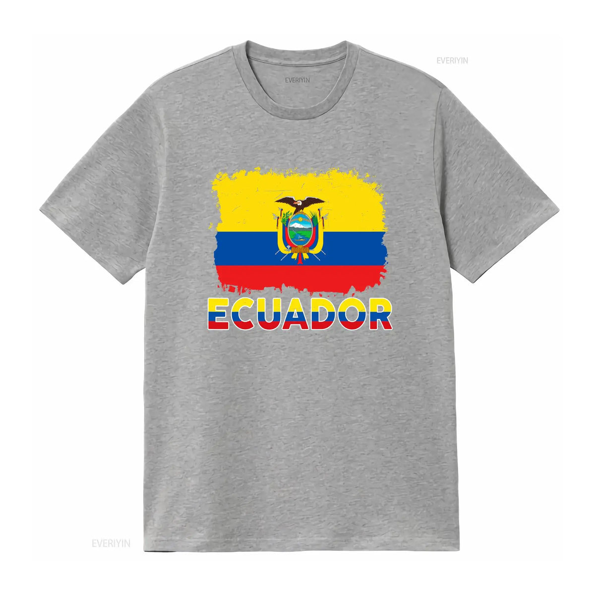 Ecuador Flag Hispanic Heritage Men Boy Women T Shirt vintage