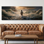 Jesus Walking on Water Canvas Art