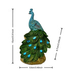 1 Piece of Artistic Peacock Resin Craft Sculpture