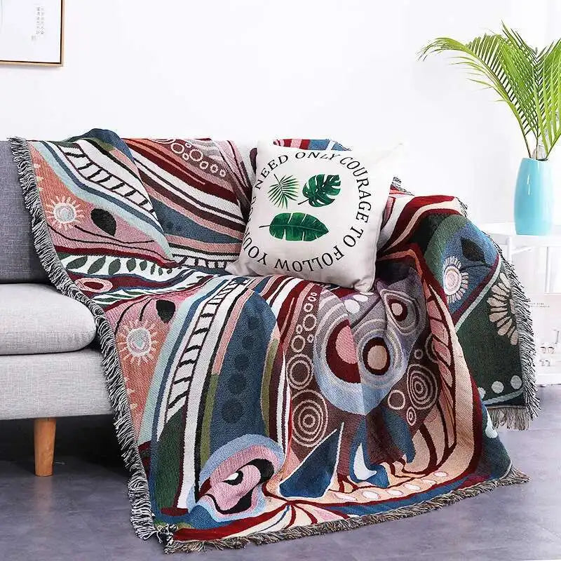 Peacock Butterfly Throw Blanket