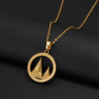 Round Yezidi Lalish Pendant Necklaces