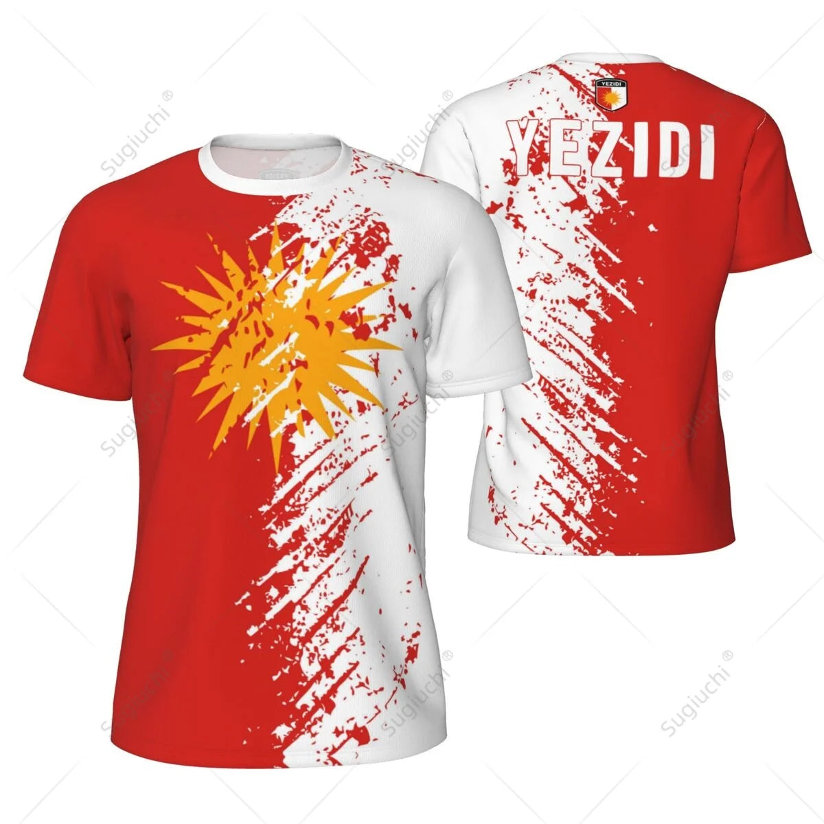 Sports T-shirt Yezidi Flag