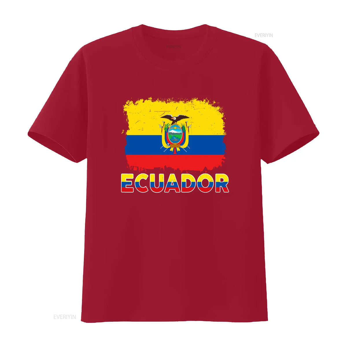 Ecuador Flag Hispanic Heritage Men Boy Women T Shirt vintage