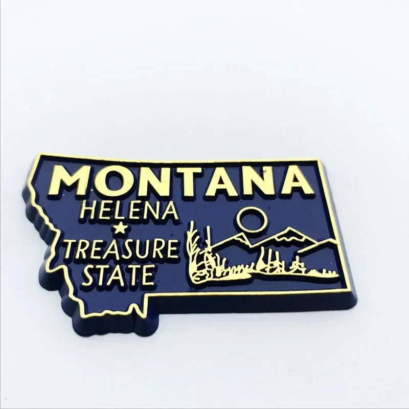 U.S. States Refrigerator Magnet