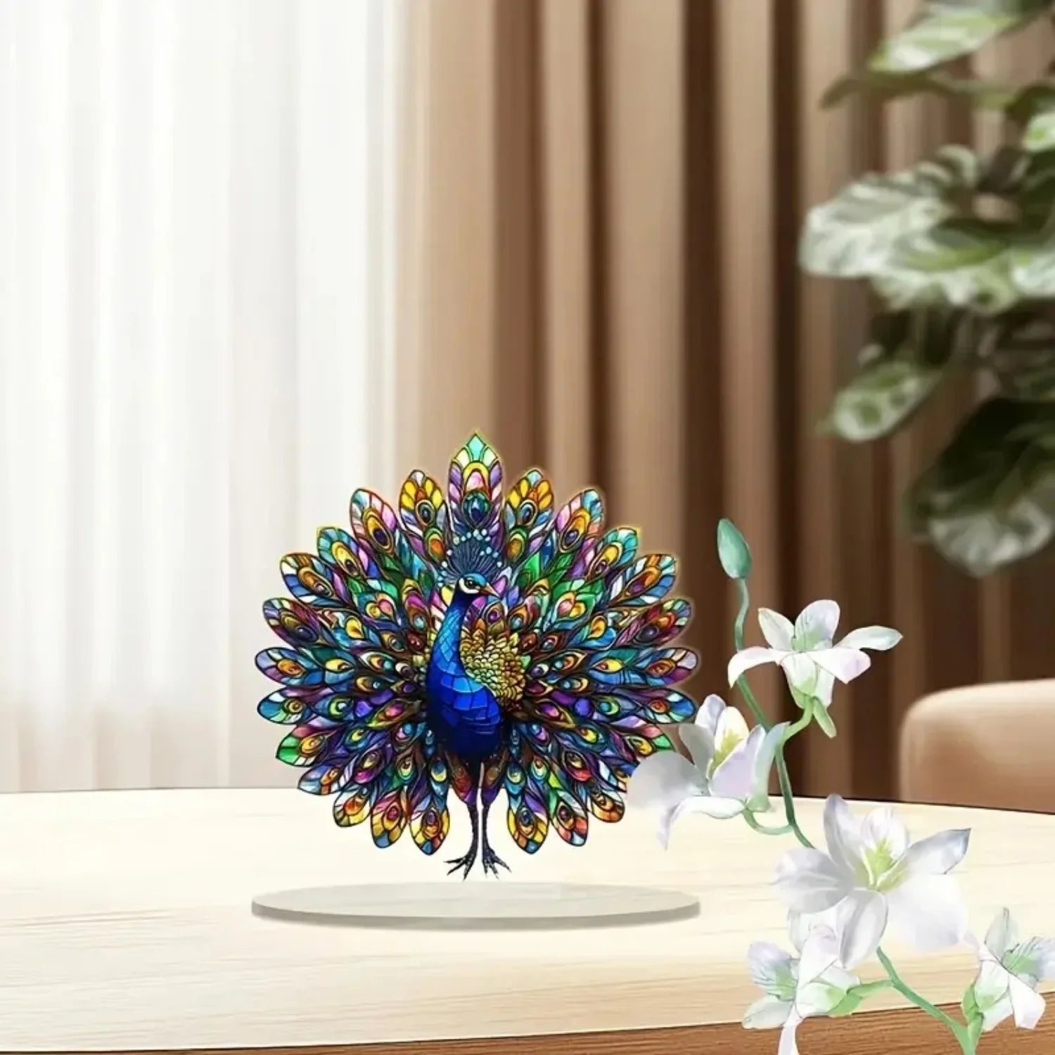 Peacock Spreading Tail