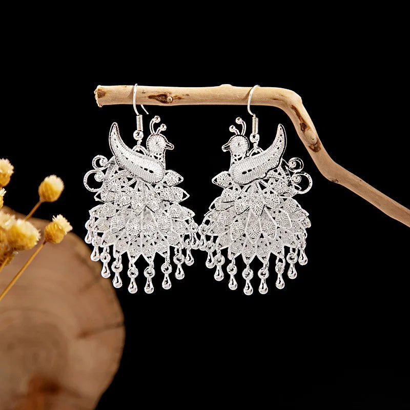 Peacock Earrings