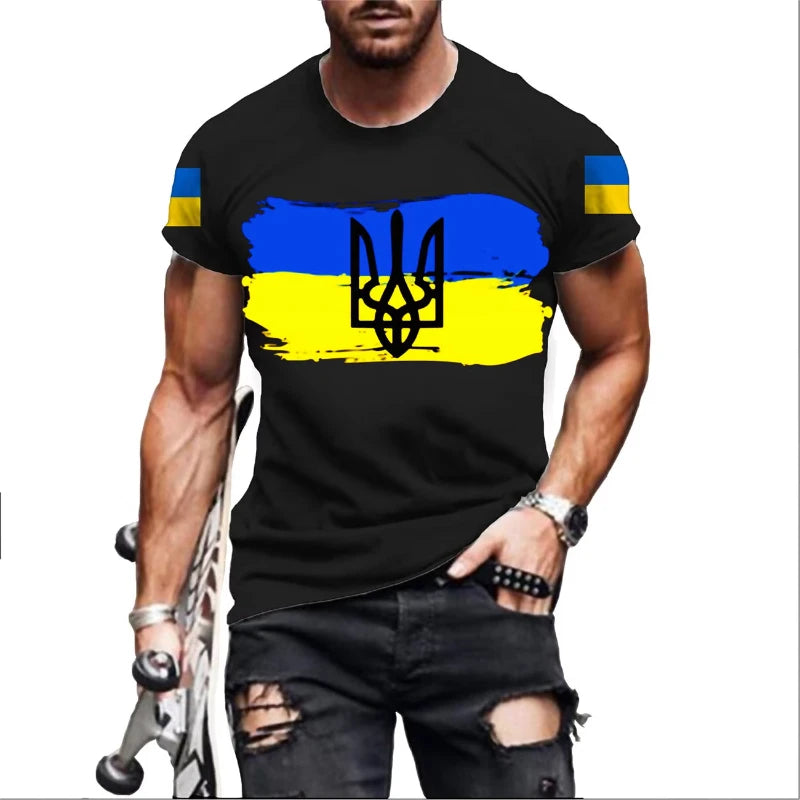 Ukrainian Flag 3D T Shirt