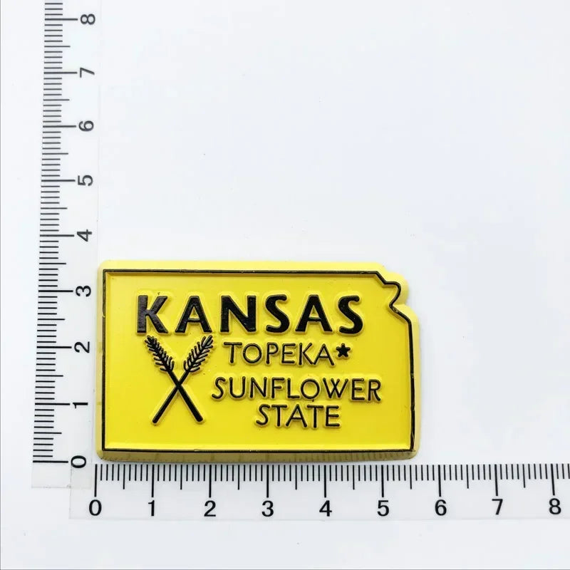 U.S. States Refrigerator Magnet