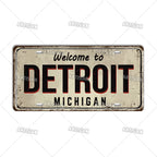 Welcome To USA City Car Plate