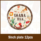Jewish New Year Party Supplies Rosh Hashanah Tableware