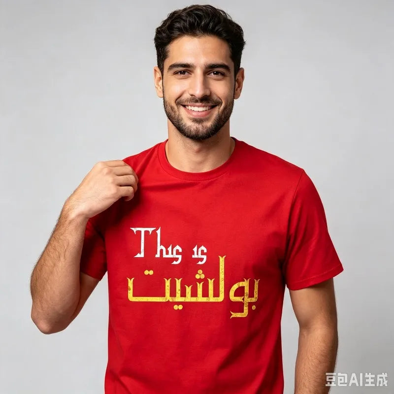 Men Arabic Calligraphy Funny T-Shirt