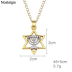 Star of David Necklace for Jewish Jewelry Hanukkah Gift