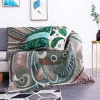 Peacock Butterfly Throw Blanket