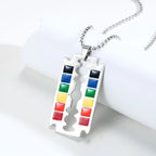 Stainless Steel LGBT Gay Lesbian Love Pride Necklaces