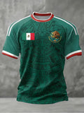 Men Mexico 3D  Print Soccer Jersey T Shirt