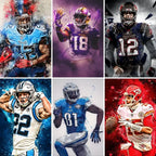 American Football Athlete Portraits