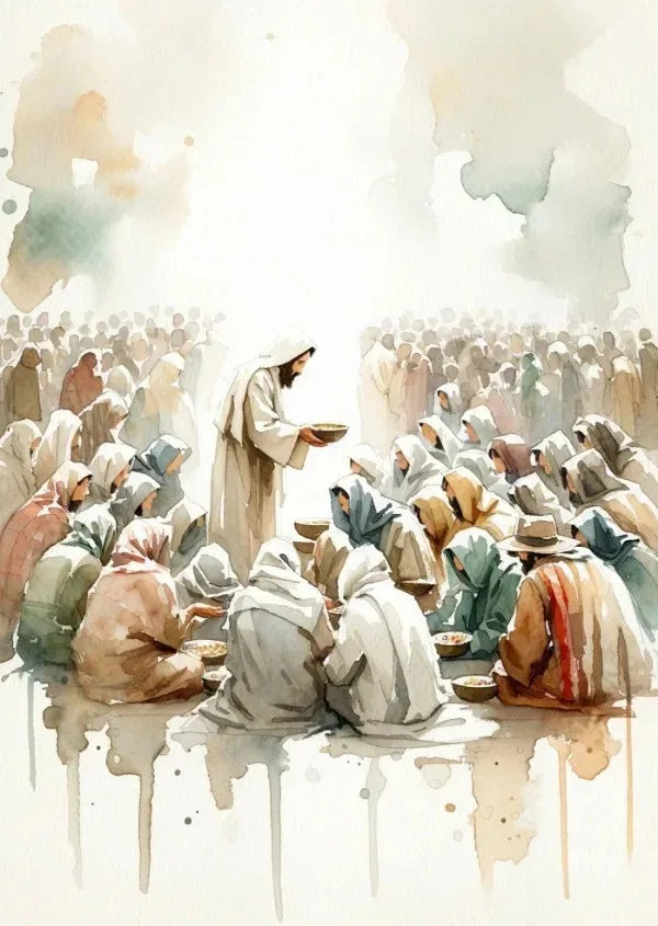 Jesus Sketch Canvas Posters