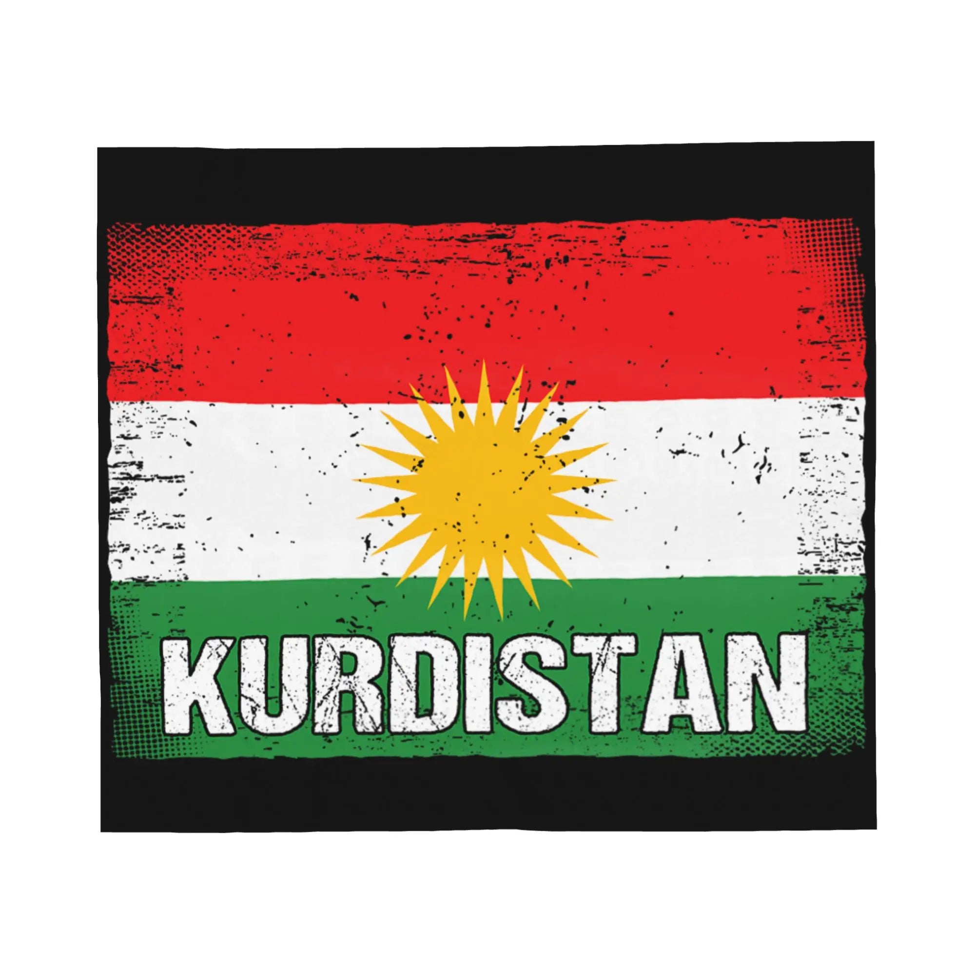 Kurdistan Flag Blankets