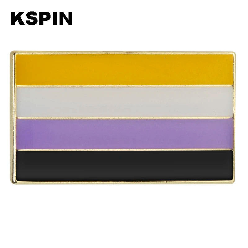 Non-binary Pride Pins Lapel Pins LGBTQ Community